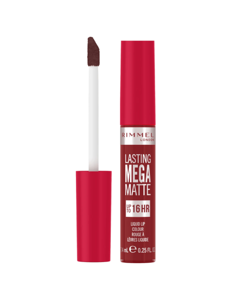 RIMMEL Lasting Mega Matte Płynna Pomadka do Ust 500 Fire Starter 7.4ml